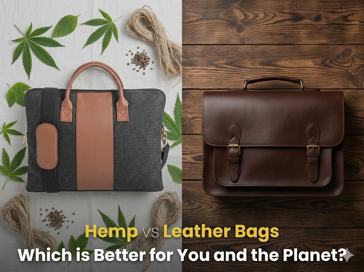 Hemp vs Leather Bags