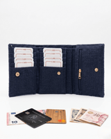 Hemp Plain 3 Fold Unisex Wallet