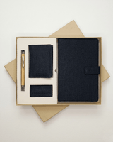 The Executive Hamper 1: Button Flap closure Diary, Horizontal Card Holder, Money Clip, Pen