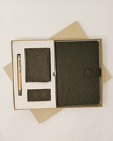 The Executive Hamper 1: Button Flap closure Diary, Horizontal Card Holder, Money Clip, Pen