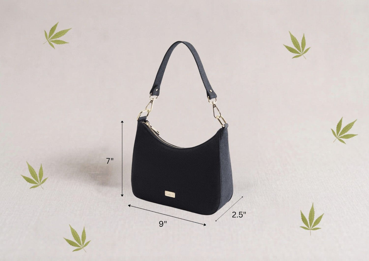 Hemp Lunar Shoulder Sling Bag