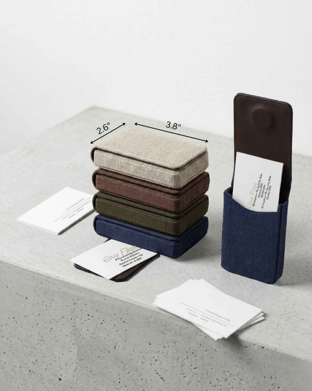 The Executive Gift Set : Diary with Elastic loop, Vertical Card Holder, Money clip & Pen