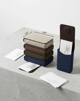 Sustainable Signature Hamper : Hemp Button Flap Closure Diary, Hemp Vertical Card Holder, Hemp Coaster, Bamboo Bottle &amp; Bamboo Pen