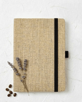 Hemp A5 Notebook Diary with Elastic Lock and Pen  Loop