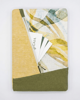 Hemp Summer Breeze Diary Cover with Zipper Pocket