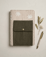 Hemp Diary Cover with Utility Pocket