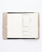 Hemp Diary Cover with Utility Pocket