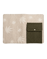 Hemp Diary Cover with Utility Pocket
