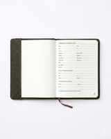 Hemp Diary Cover with Lace Detailing