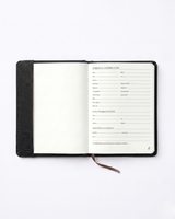 Hemp Diary Cover with Lace Detailing