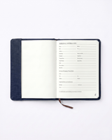 Hemp Diary Cover with Lace Detailing
