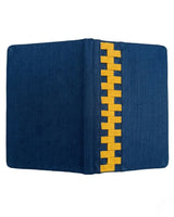 The Groovy Grid Hemp Navy Blue & Mustard Diary