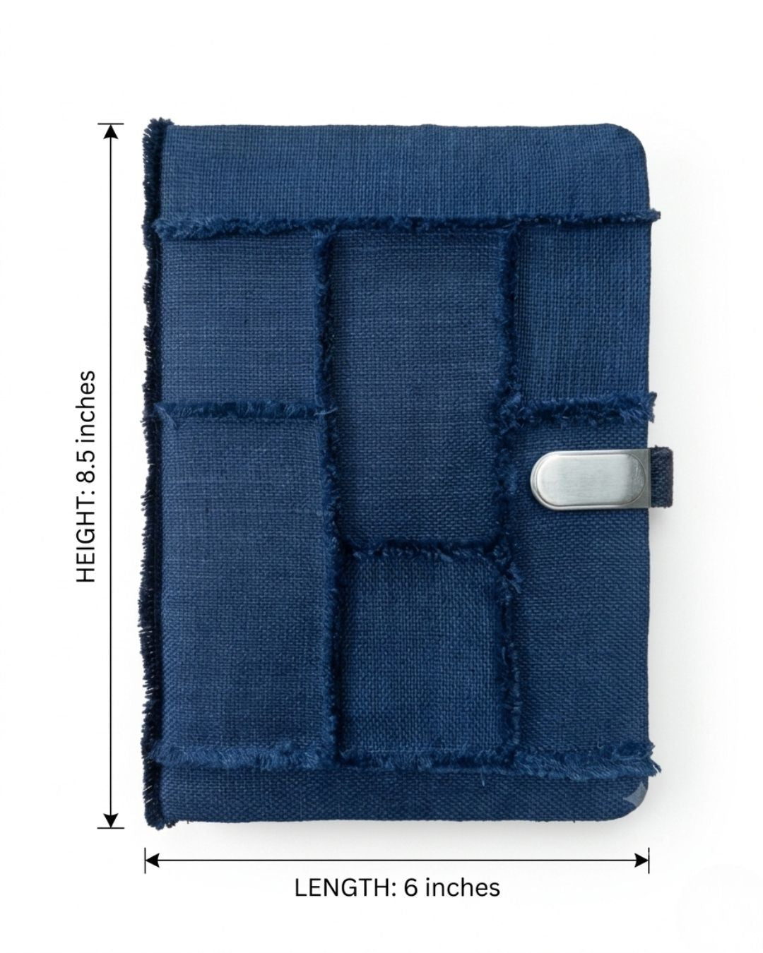 Hemp Navy Blue Fringed Funk Diary