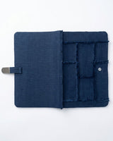 Hemp Navy Blue Fringed Funk Diary