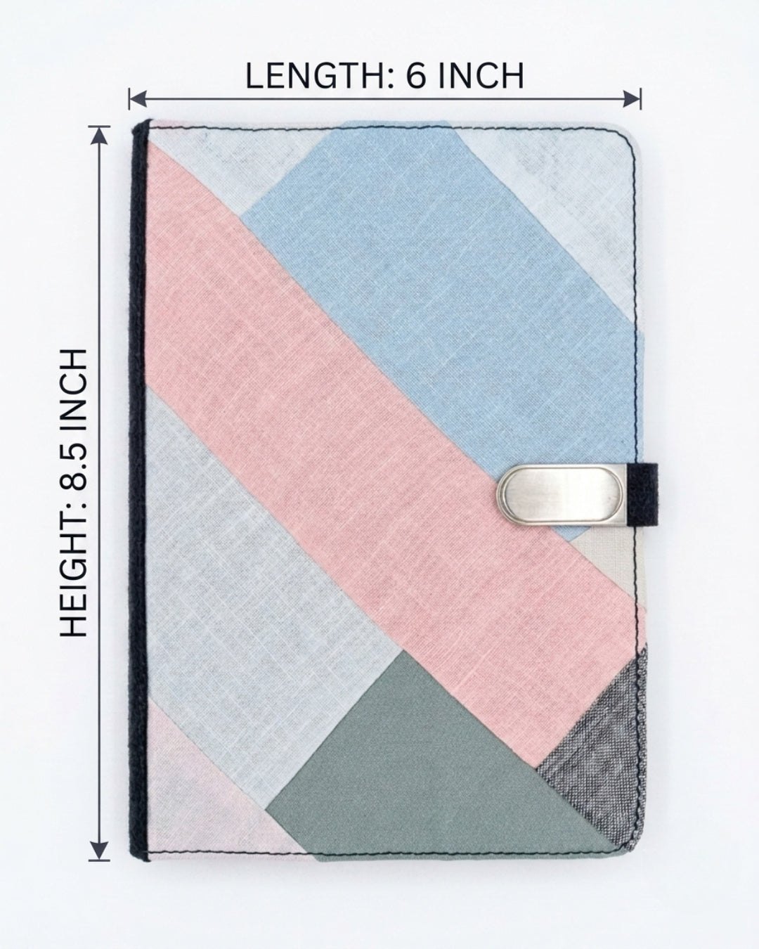 Hemp Flip-Side Pastel Patchwork Diary