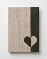 Hemp Magnetic Two-Tone Heart Diary