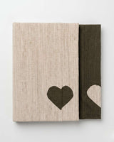 Hemp Magnetic Two-Tone Heart Diary
