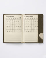 Hemp Magnetic Two-Tone Heart Diary