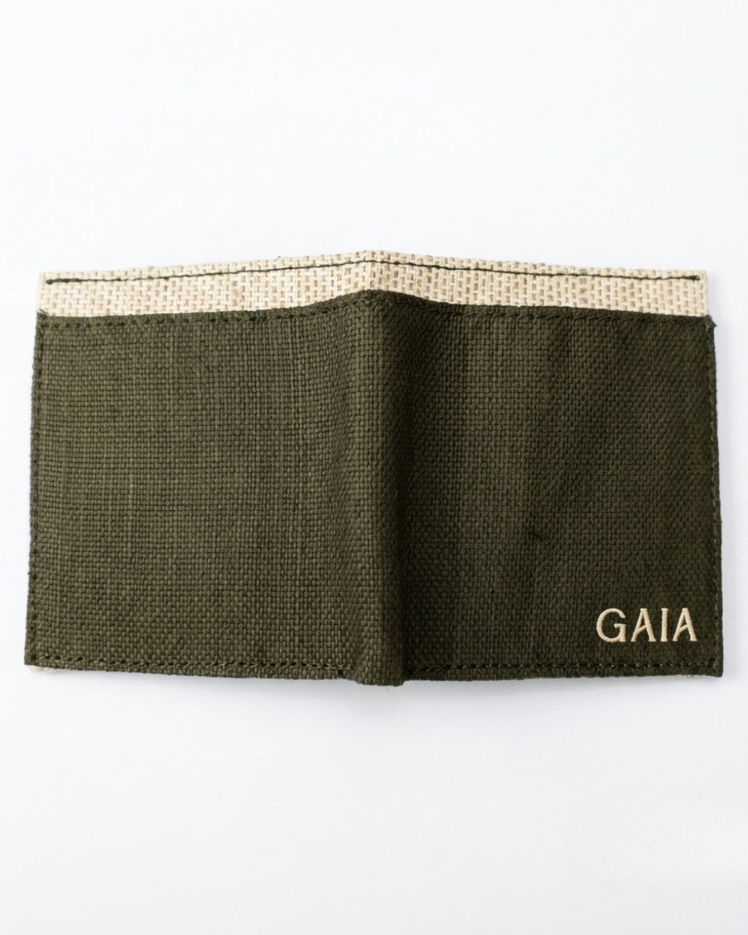 Hemp Two-Tone Bifold Wallet