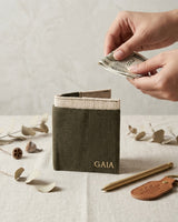 Hemp Two-Tone Bifold Wallet