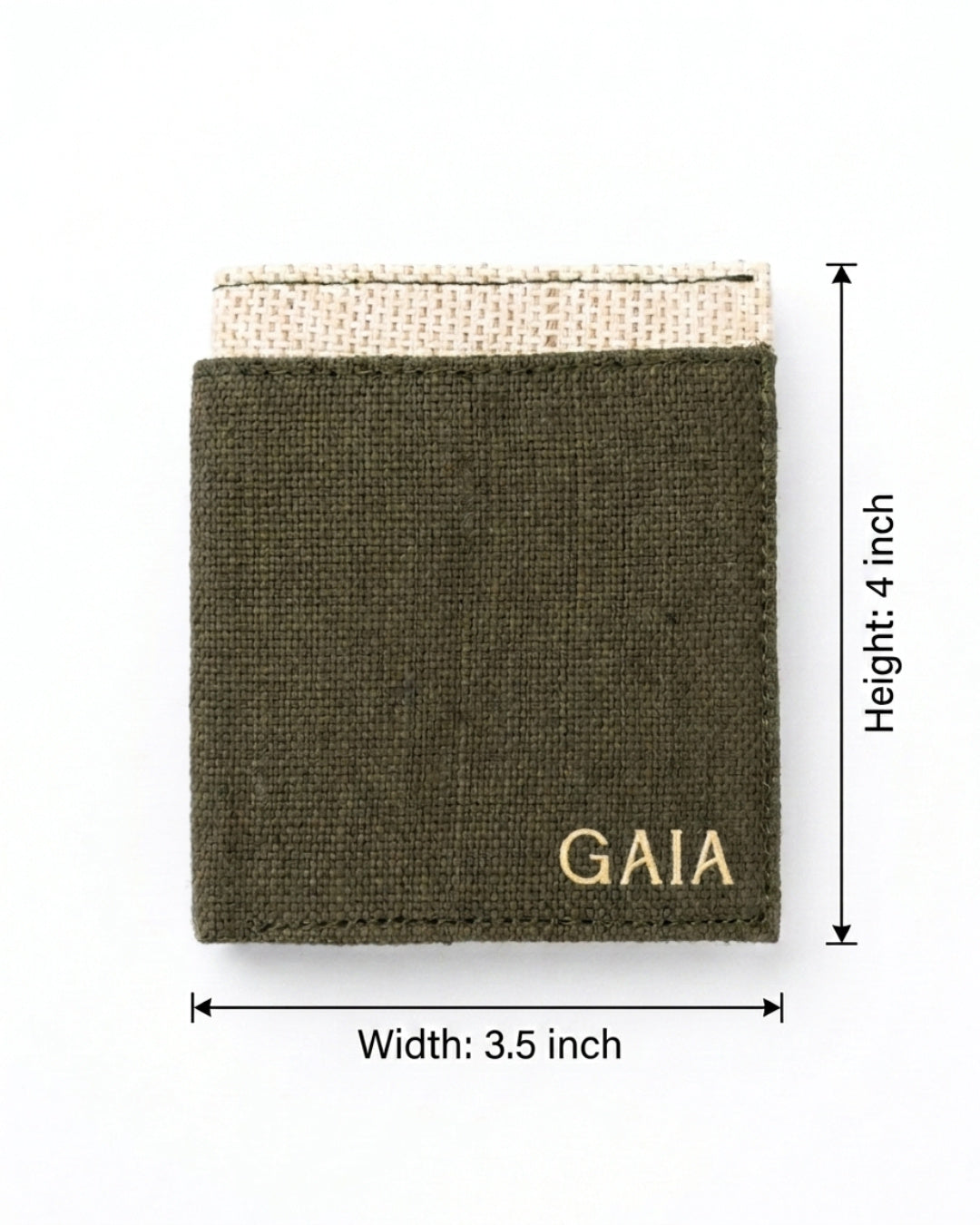 Hemp Two-Tone Bifold Wallet