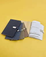 Hemp Soft Cover A5 Diary with Button Flap Closure