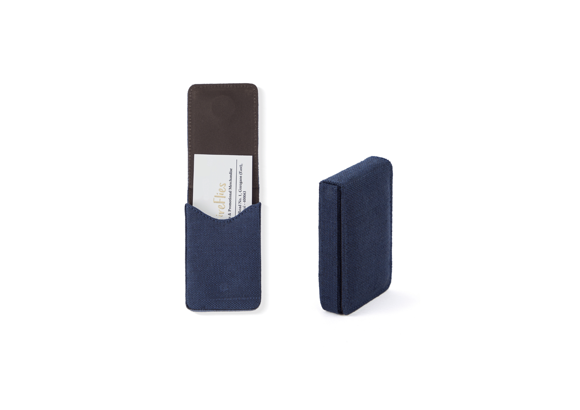 Hemp Fliptop Vertical Card Holder