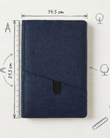 Hemp A5 Non-Dated Diary with Pocket