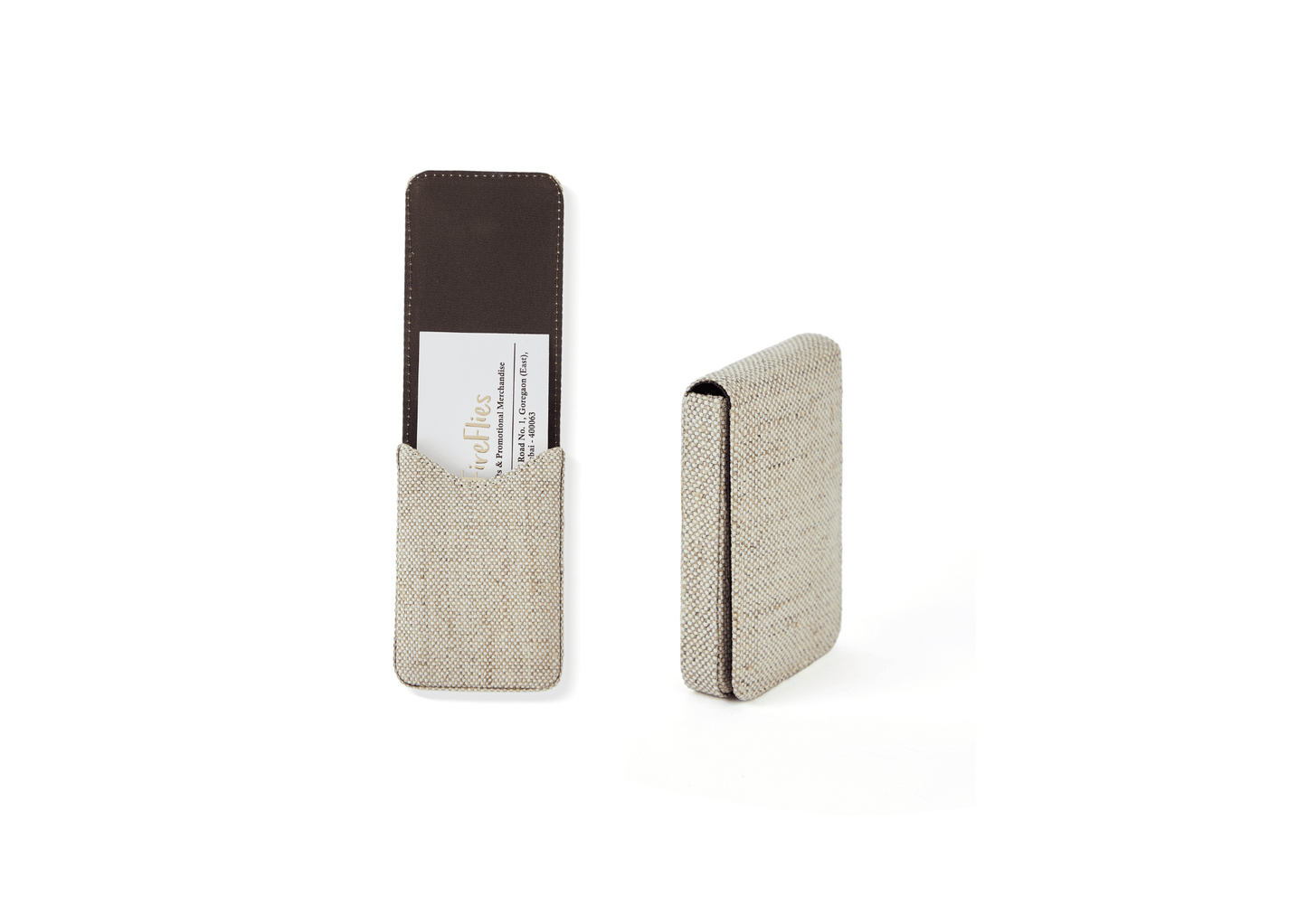 Hemp Fliptop Vertical Card Holder