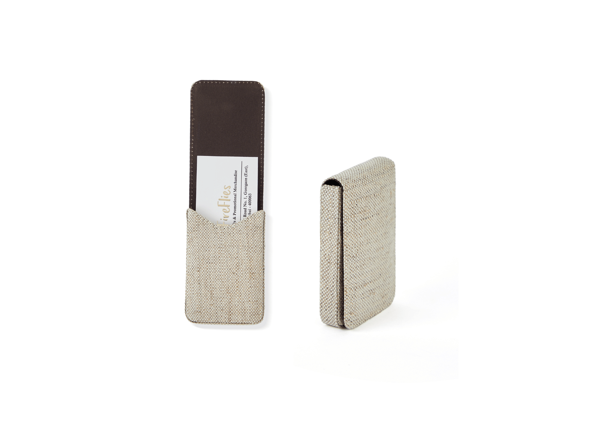 Hemp Fliptop Vertical Card Holder