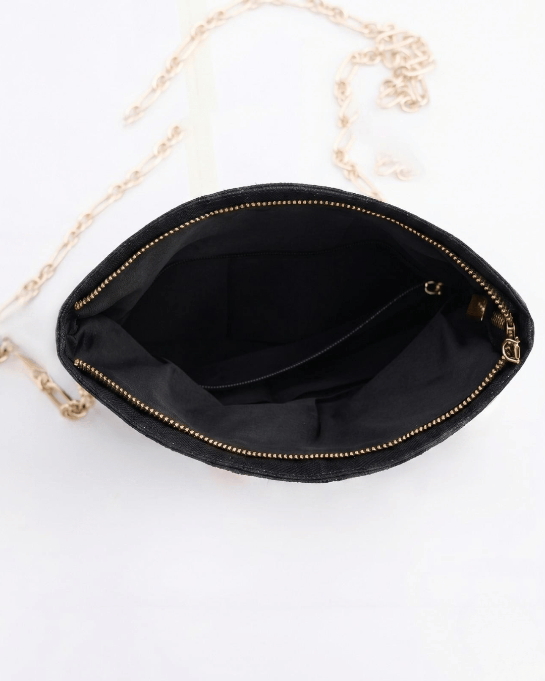 Gold Chain Hemp Bag