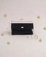 Gold Chain Hemp Bag