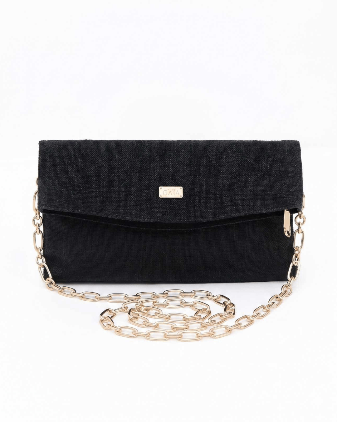 Gold Chain Hemp Bag