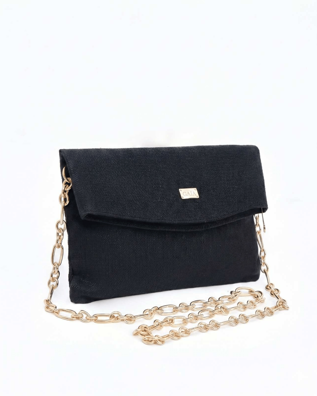 Gold Chain Hemp Bag