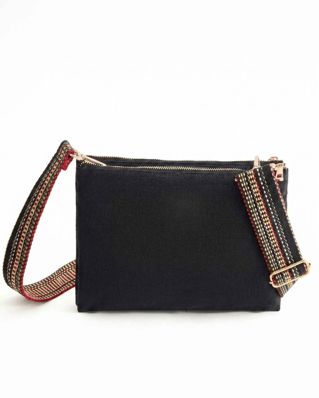 Hemp Double Pocket Sleek Sling Bag