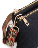 Hemp Double Pocket Sleek Sling Bag
