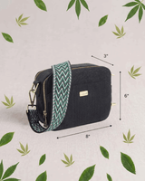 Hemp Double Pocket Sling Bag