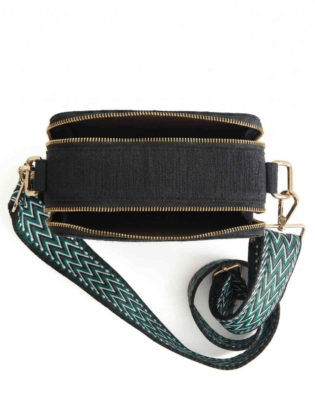 Hemp Double Pocket Sling Bag