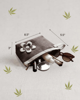 Hemp Wanderlust Bloom Travel Pouch