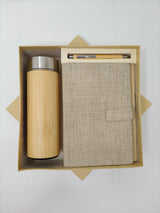 Bottle, Pen & Diary With Button Flap Closure
