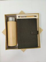 Bottle, Pen & Diary With Button Flap Closure