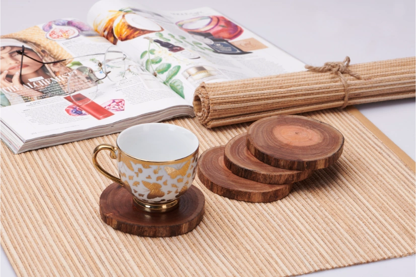 Eucalyptus Wooden Coaster