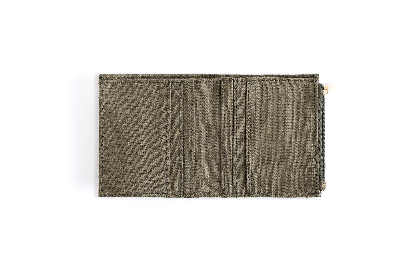 Hemp Men's Sleek Wallet with Coin Pocket