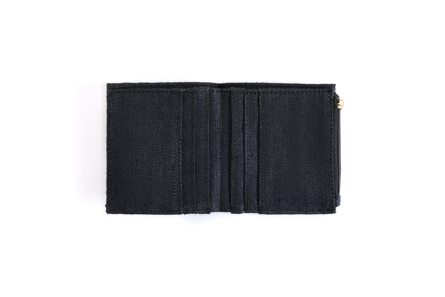 Hemp Men's Sleek Wallet with Coin Pocket