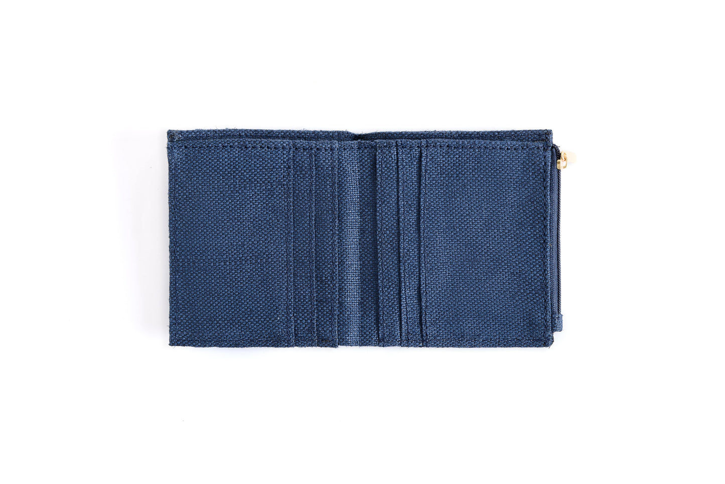 Hemp Men's Sleek Wallet with Coin Pocket