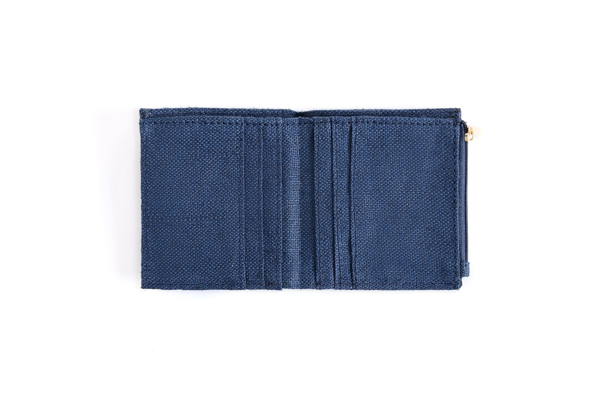 Hemp Men's Sleek Wallet with Coin Pocket