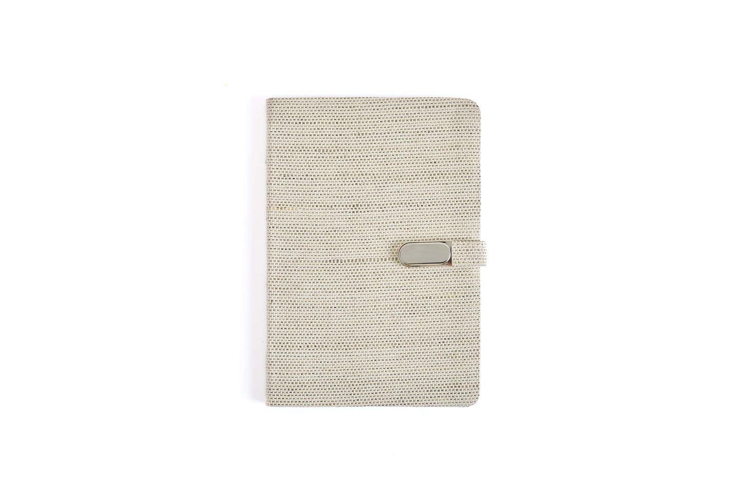 Hemp Soft Cover A5 Diary with Button Flap Closure