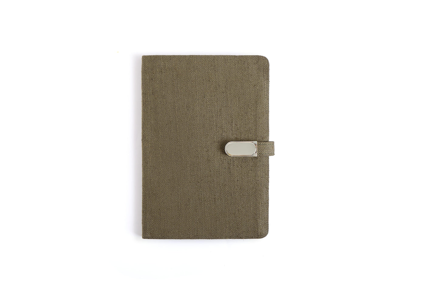 Hemp Soft Cover A5 Diary with Button Flap Closure