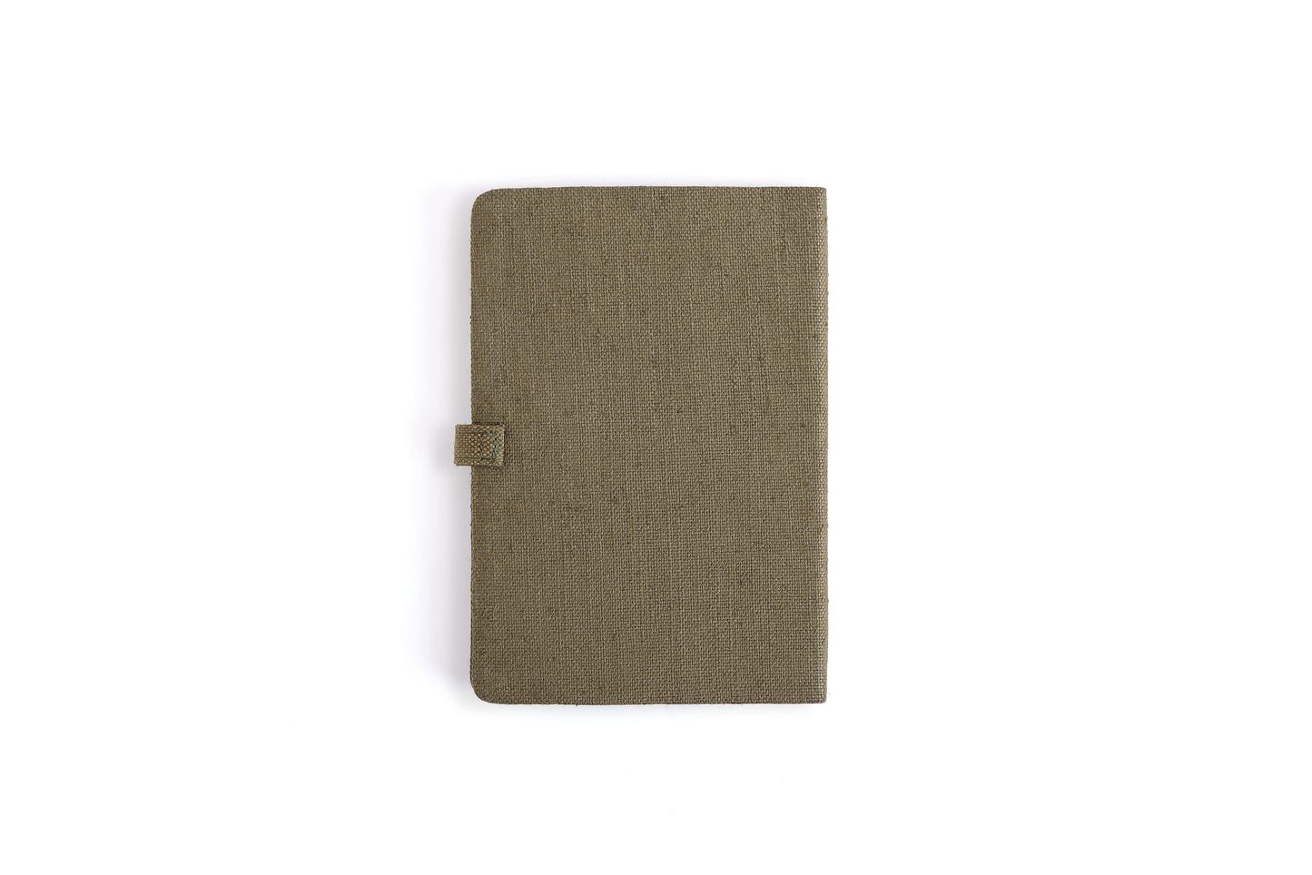 Hemp Soft Cover A5 Diary with Button Flap Closure
