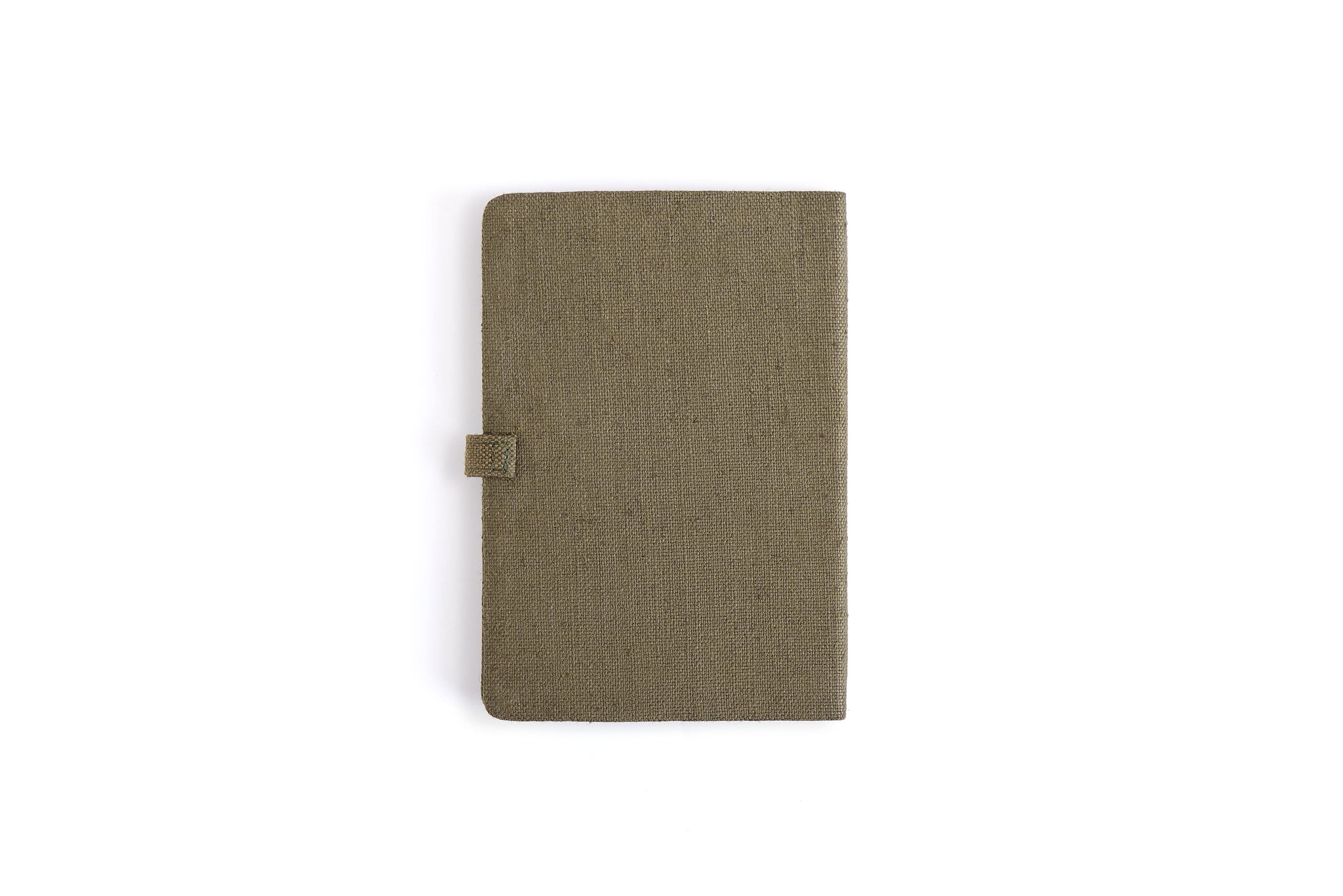 Hemp Soft Cover A5 Diary with Button Flap Closure